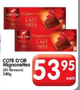 Cote D'OR Mignonettes-240g Each