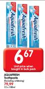 Aquafresh Toothpaste-100ml Each