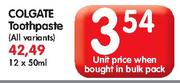 Colgate Toothpaste-50ml Each