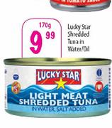 Lucky Star Sherdded Tuna In Water/Oil-170g