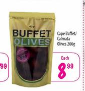 Cape Buffet/Calmata Olives-200g Each