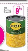 Koo Sweetcorn Cream Style-415g