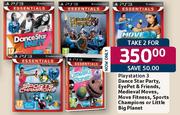 Ps3 Games Move Fitness/Sports Champions/Little Big Planet-2's