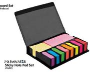 Primaries Sticky Note Pad Set-Each