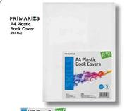 Primaries A4 Plastic Book Cover-Each