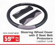 Auto Kraft Steering Wheel Cover-Per Set