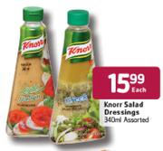 Knorr Salad Dressings Assorted-340ml Each