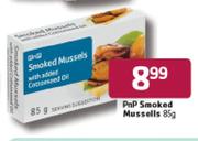 Pnp Smoked Mussells-85g