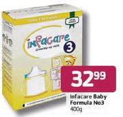 Infacare Baby Formula No3-400gm