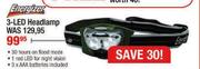 Energizer 3-LED Headlamp