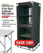 Natural Instincts 4-tier Steel Cupboard