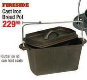Fireside Cast Iron Bread Pot