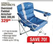 Natural Instincts Oversized Padded Armchair