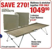 Natural Instincts 3-Division Foam Mattress