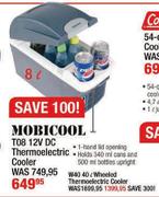 Mobicool W40 Wheeled Thermoelectric Cooler - 40 Ltr