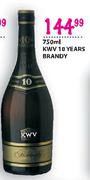 KWV 10 Years Brandy-750ml
