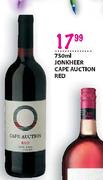 Jonkheer Cape Auction Red-750ml