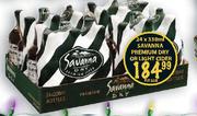 Savanna Premium Dry Or Light Cider-24x330ml Per Case