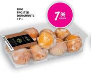 Mini Frosted Doughnuts-10's Per Pack