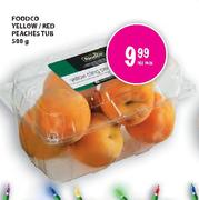 Foodco Yellow/Red Peaches Tub-500g