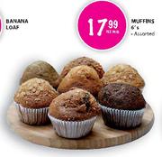 Muffins Assorted-6's Per Pack