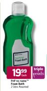 PnP No Name Foam Bath Assorted-2L Each