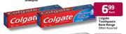 Colgate Toothpaste Base Range Assorted-100ml Each