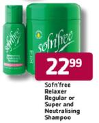 Sofn'free Relaxer Regular Or Super And Neutralising Shampoo