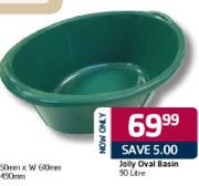 Jolly Oval Basin-90ltr