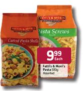 Fatti's & Moni's Pasta Assorted-500g Each