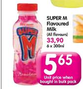 Super M Flavoured Milk-6 x 300ml