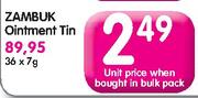 Zambuk Ointment Tin-7g