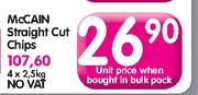 McCain Straight Cut Chips-4 x 2.5Kg