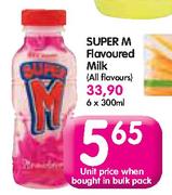 Super Flavoured Milk-300ml Each