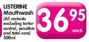 Listerine Mouthwash-500ml Each