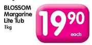 Blossom Margarine Lite Tub-1Kg Each