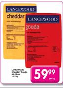 Lancewood Cheddar/Gouda Mini Loaf-Per Kg