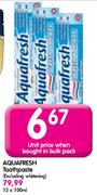 Aquafresh Toothpaste-12 x 100ml