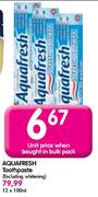 Aquafresh Toothpaste-12x100ml