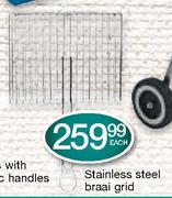 Stainless Steel Braai Grid-Each