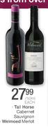 Tall Horse Cabernet Sauvignon Welmoed Merlot-750ml Each