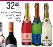 Robertson Winery Sparkling Wine Brut/ Sweet/ Rose-750ml Each