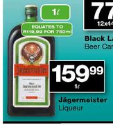 Jagermeister Liqueur-1Ltr