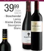 Boschendal Lanoy Kleine Zalze Sauvignon Blanc-750ml