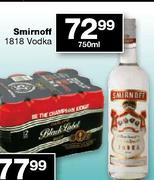 Smirnoff 1818 Vodka-750ml