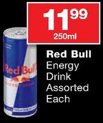 Red Bull Energy Drink Assorted-250ml Each