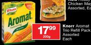 Knorr Aromat Trio Refill Pack Assorted-200g Each