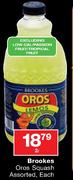 Brookes Oros Squash Assorted-2Ltr Each