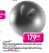 Trojan Burst Resistance Body Ball With Pump-75cm Each