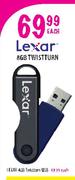Lexar 8GB Twist Turn-Each